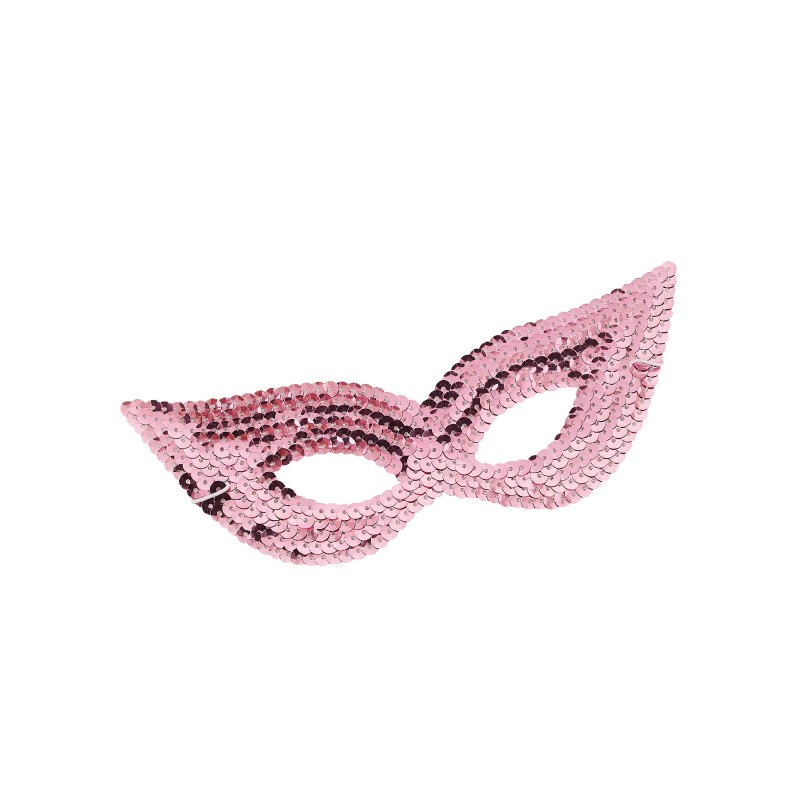 Sequin Eye Mask - Pink