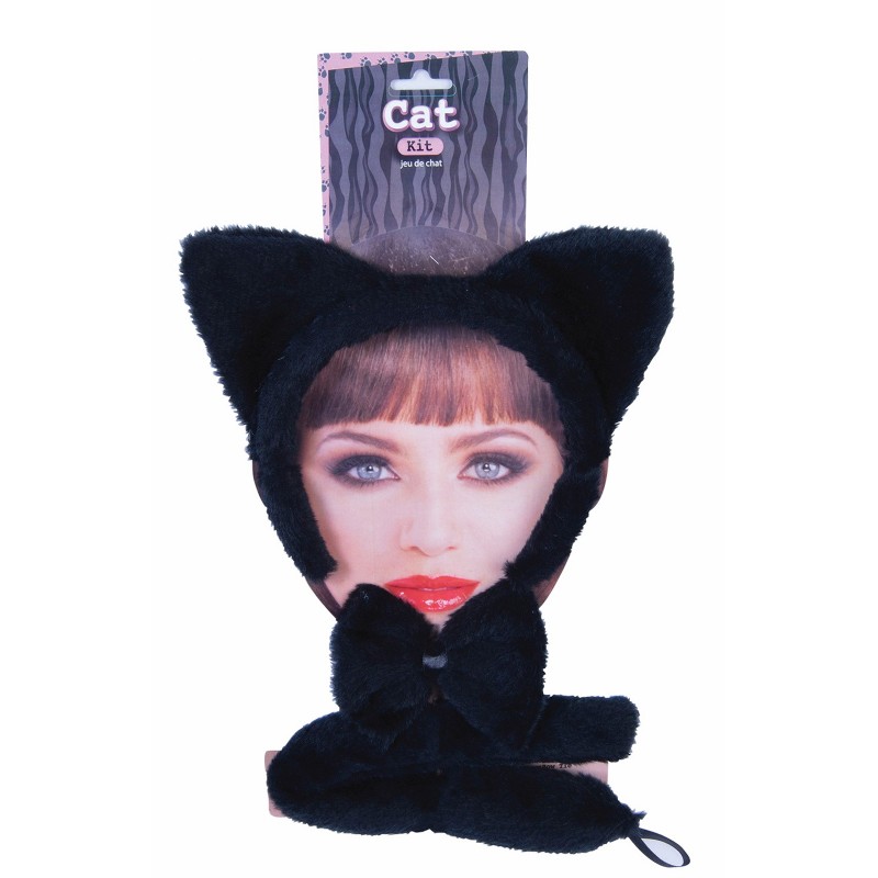 Black Cat Adult Costume Kit Animals