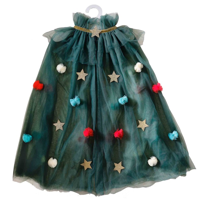 Christmas Tree Fancy Dress Cape 78cm Christmas Tree Fancy Dress Cape 78cm