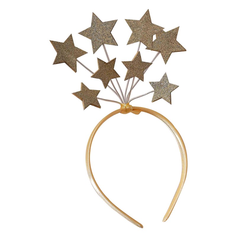 Gold Star Fancy Dress Headband 22cm x 22cm Gold Star Fancy Dress Headband 22cm x 22cm