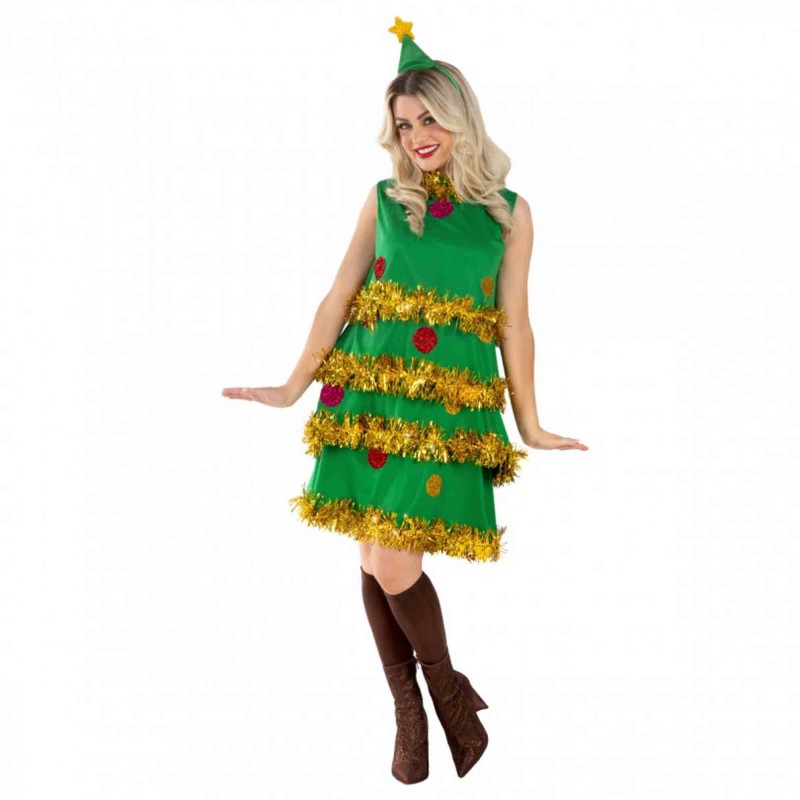 Christmas Tree Women's Costume Size 12-14