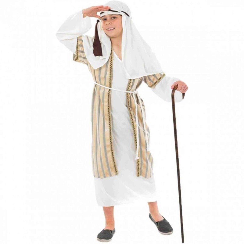 Gold Shepherd Nativity Unisex Kid's Costume 10-12 Years