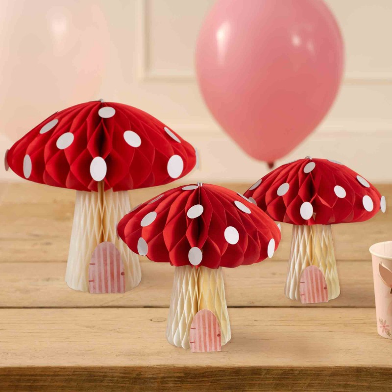 Fairies Fairy Garden Honeycomb Hanging Decorations 3 pk Fairies Fairy Garden Honeycomb Hanging Decorations 3 pk