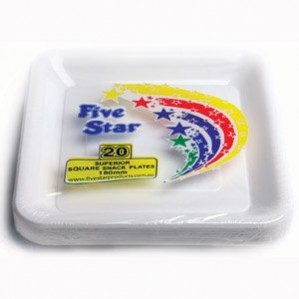 White Lunch Plates 18cm Pack of 20
