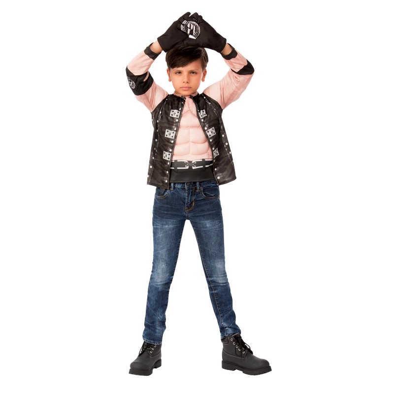 AJ Styles WWE Costume Top And Child Gloves