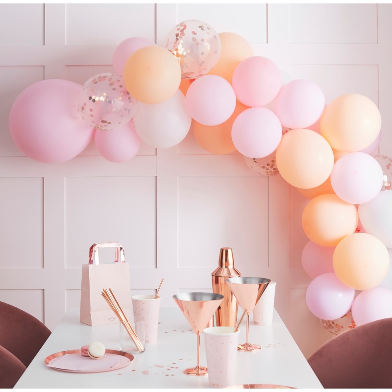 Blush Hen Balloon Arch 60 pk - NFS Party