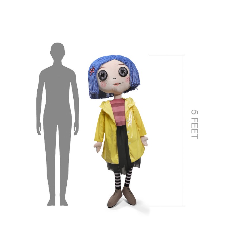Coraline Button Eyes (Stand) 5ft Life Size Plush