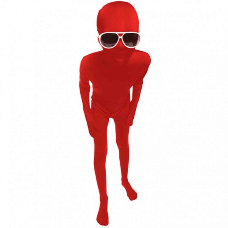Red Morphsuit Morph Boy's Costume 10-12 Years