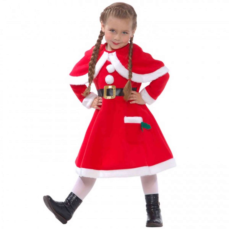 Little Miss Santa Girl's Costume 4-6 Years