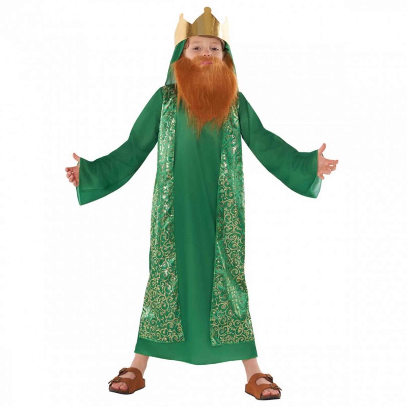 Green King Nativity Boy's Costume 10-12 Years