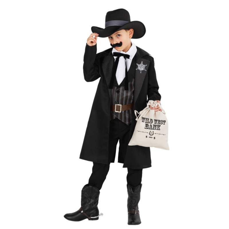 Western Sheriff Boy's Costumes 10-12 Years