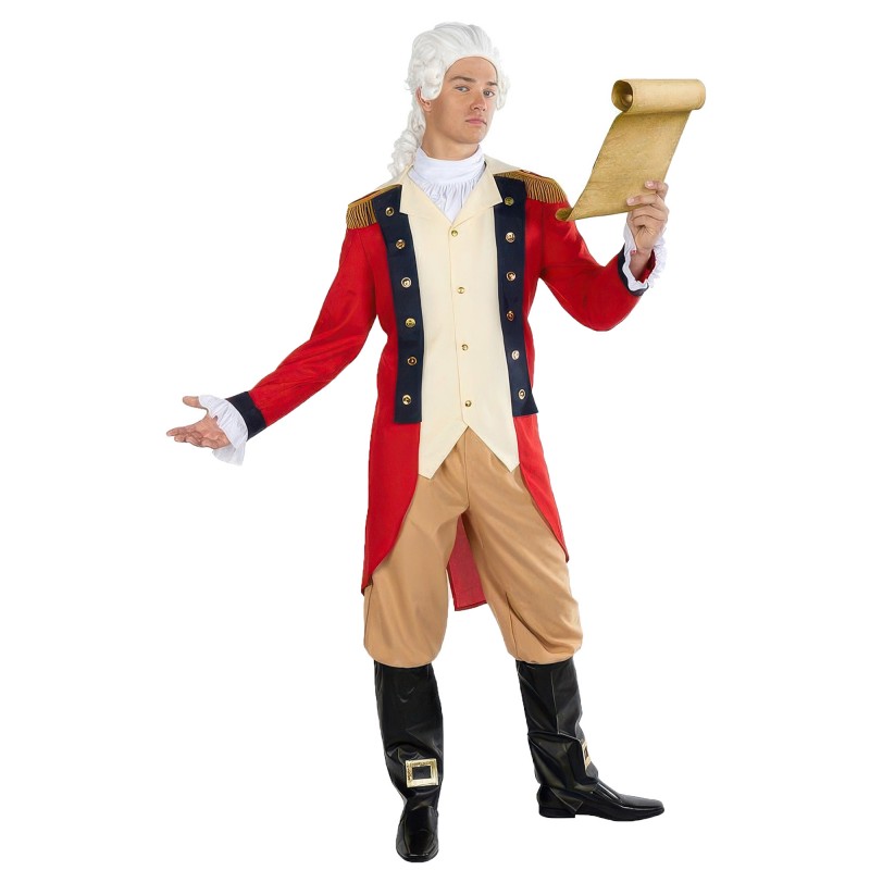 Red George Washington Men's Costumes Medium