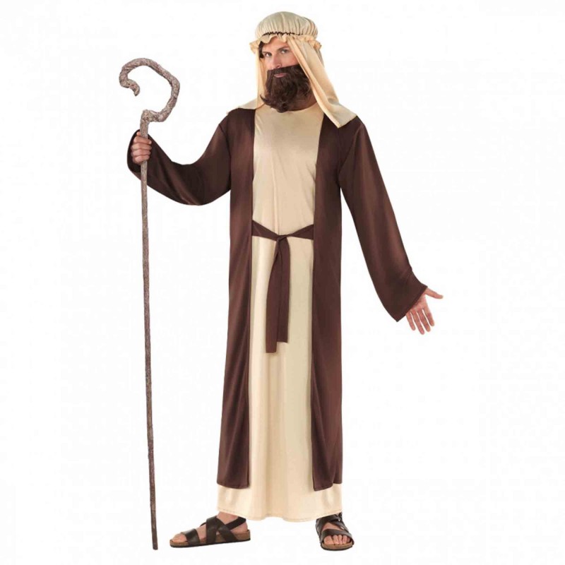 Brown Joseph Nativity Men's Costume L