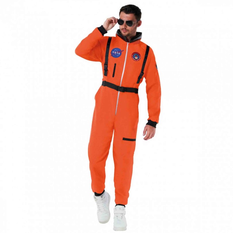 Orange Astronaut Morph Men's Costume Large