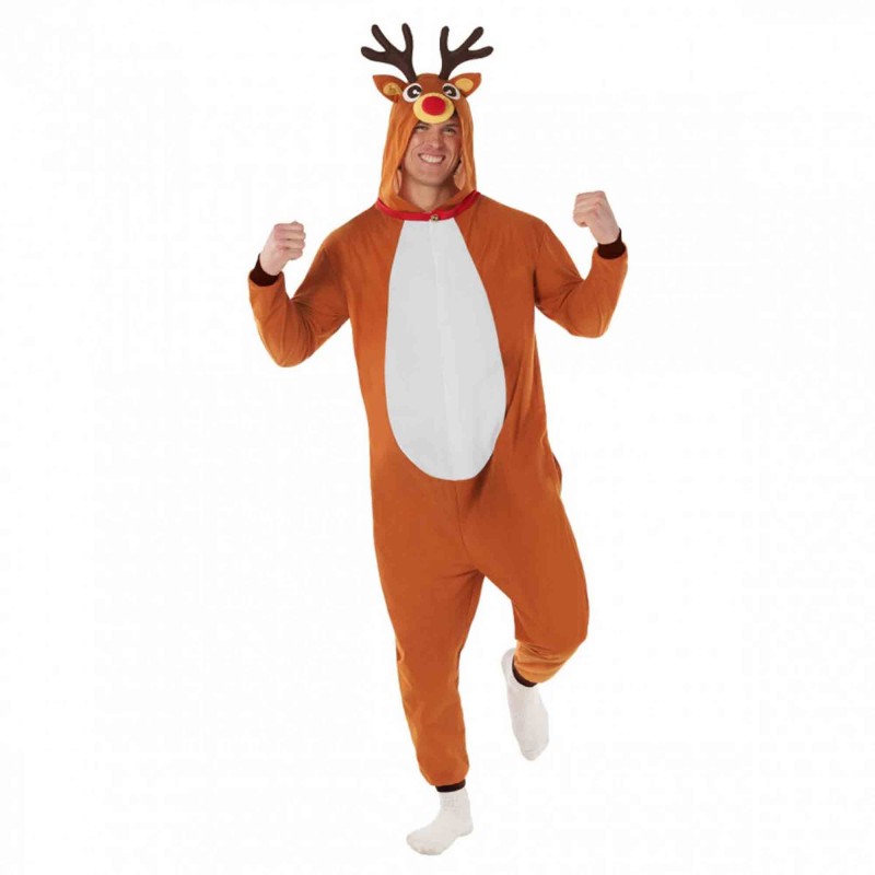 Red Nosed Reindeer Men's Costume XL