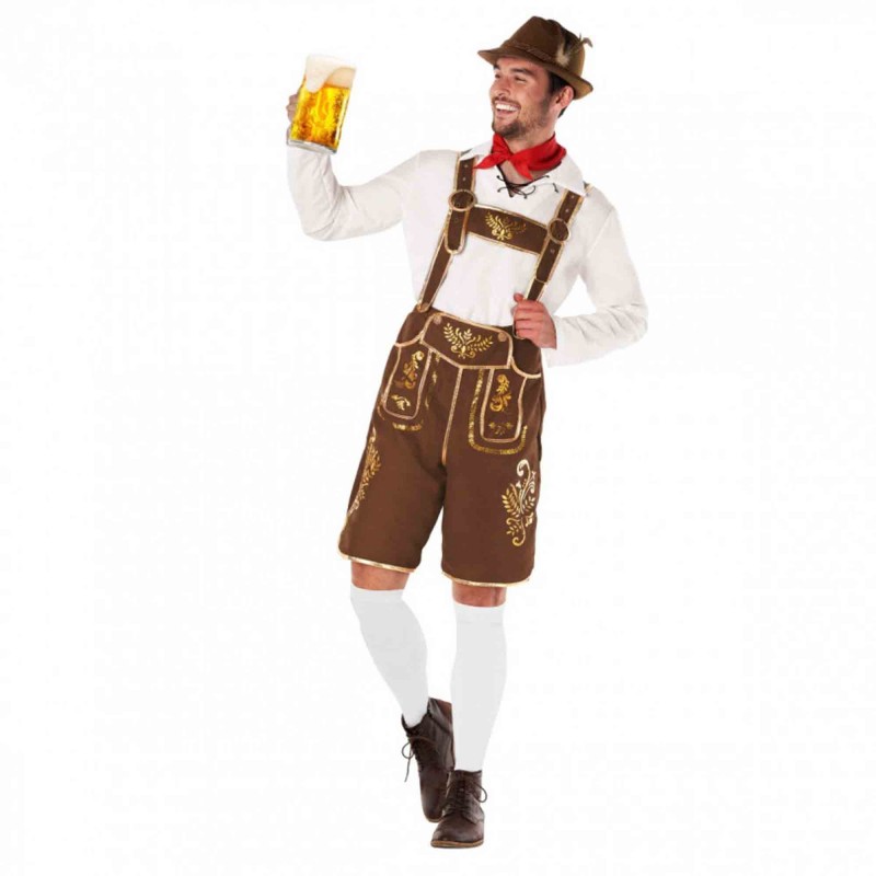Traditional Lederhosen Morph Men's Costume Medium