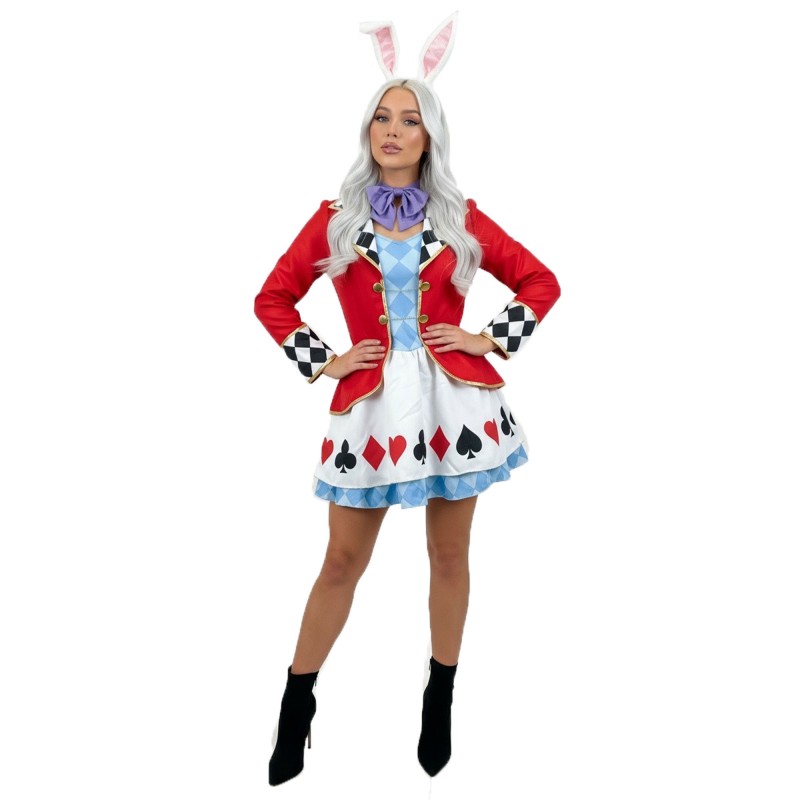 Red Wonderland Rabbit Women's Costumes Size 20-22