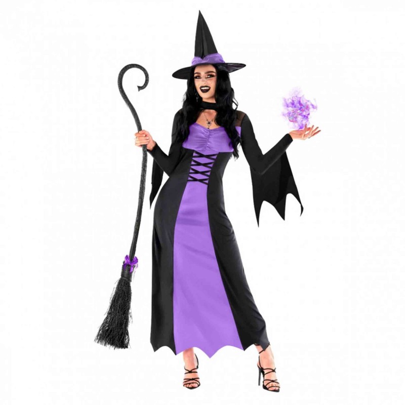 Purple Wicked Witch Morph Women's Costume Size 12-14
