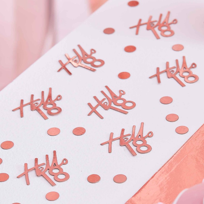 18th Birthday Hello 18 Mix It Up Table Confetti - NFS Party