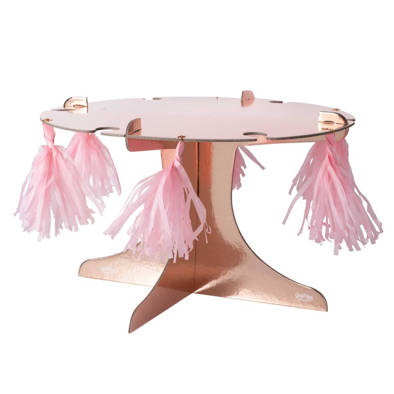 Rose Gold Mix It Up Treat Cake Stand 36cm x 22cm Rose Gold Mix It Up Treat Cake Stand 36cm x 22cm