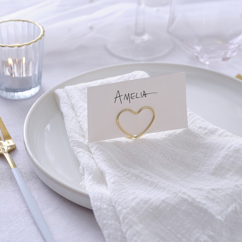 Wedding Modern Luxe Place Card Holders 6 pk - NFS Party