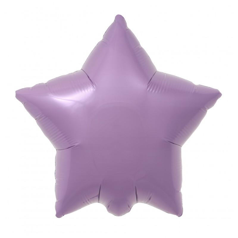 Pink Foil Balloons 22cm Pastel Pink Star Shaped