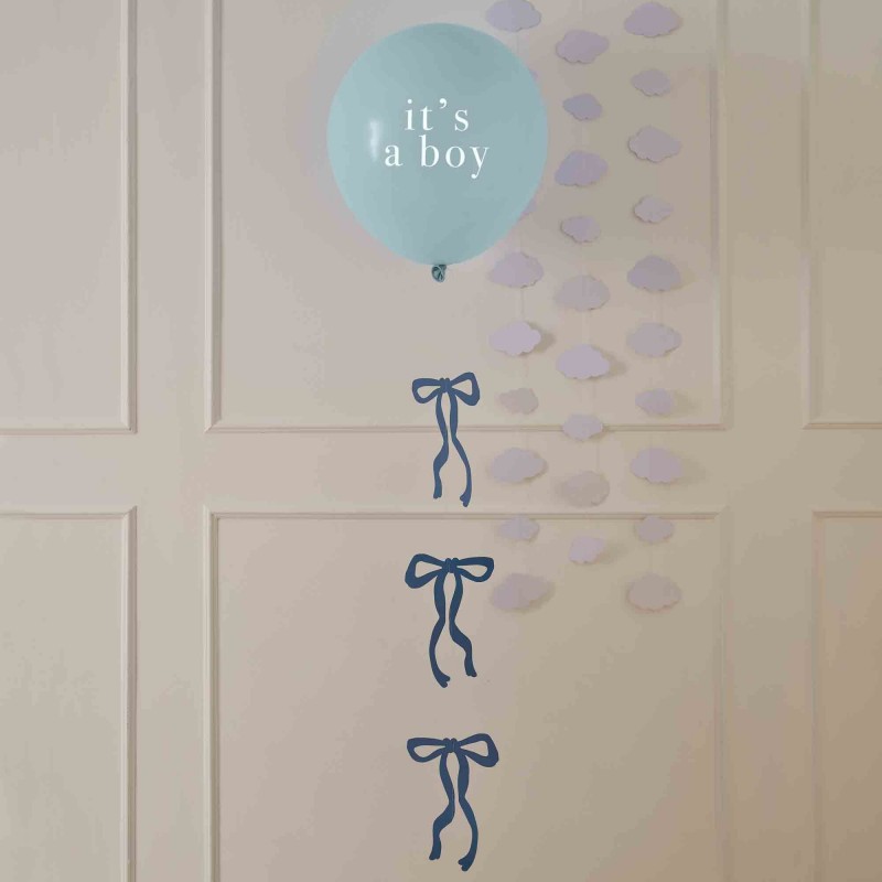 Baby Shower It's a Boy Oh Boy Latex Balloon