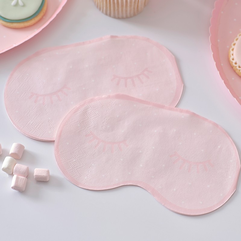 Pamper Club Eye Mask Lunch Napkins 17 pk - NFS Party