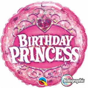 Princess Foil Balloons 45cm Birthday Princess