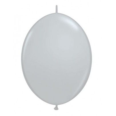 Grey Quick Link Latex Balloons 30cm Pack of 50