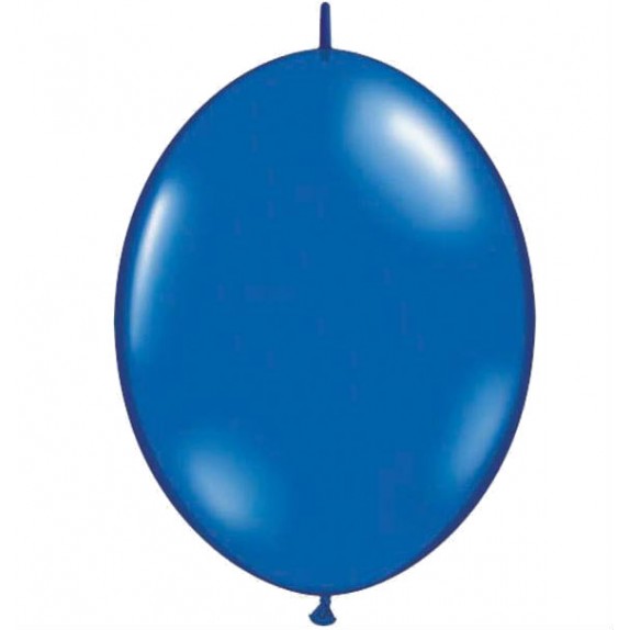 Blue Quick Link Latex Balloons 15cm Sapphire Blue Pack of 25