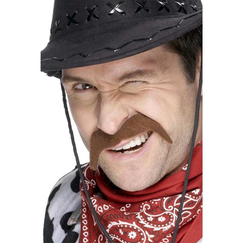 Cowboy Moustache for Adult