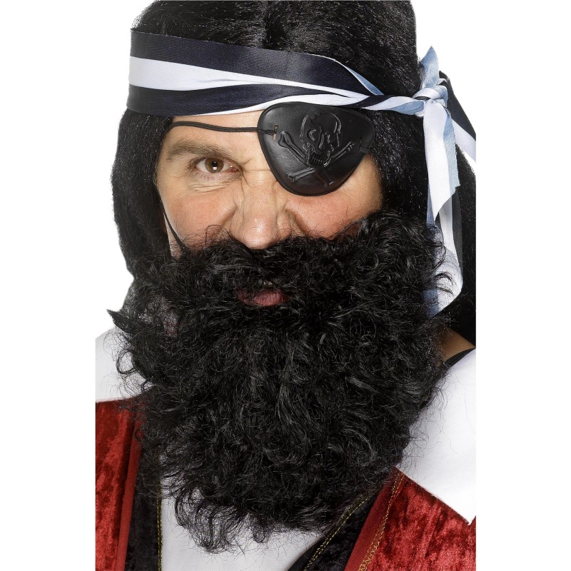 Black Pirate Beard for Adult