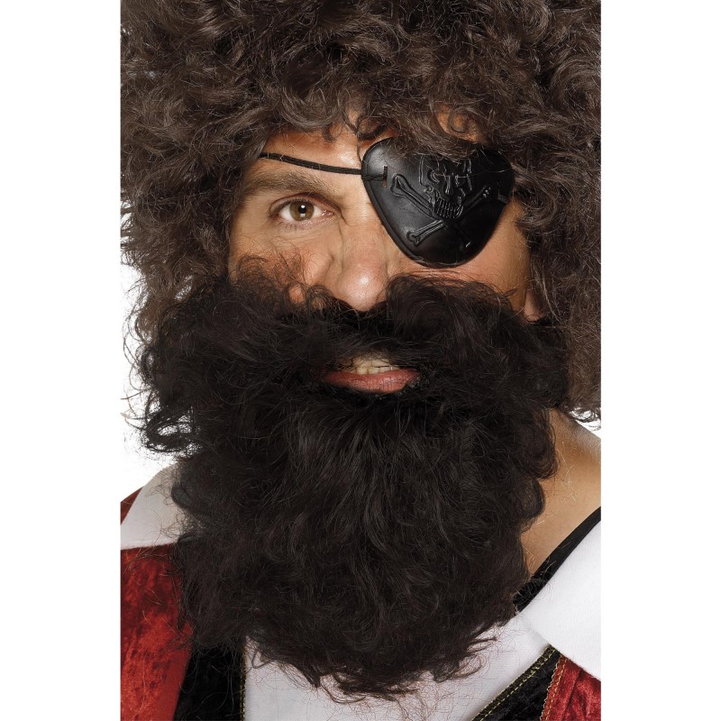 Brown Pirate Beard for Adult