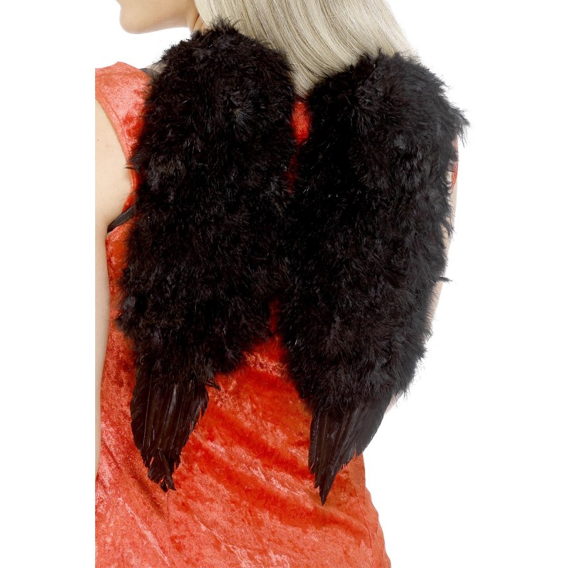 Black Small Angel Wings for Adult