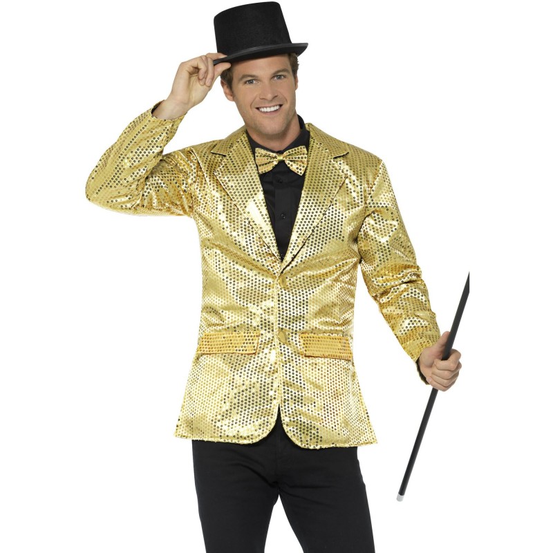 Sequin Gold Jacket for Adult