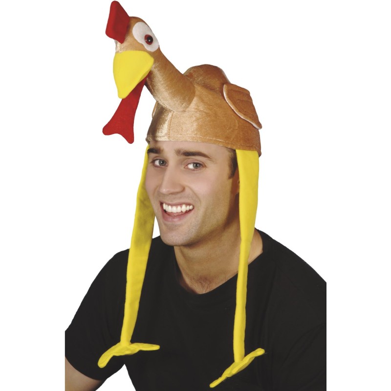 Turkey Gobbler Hat for Adult