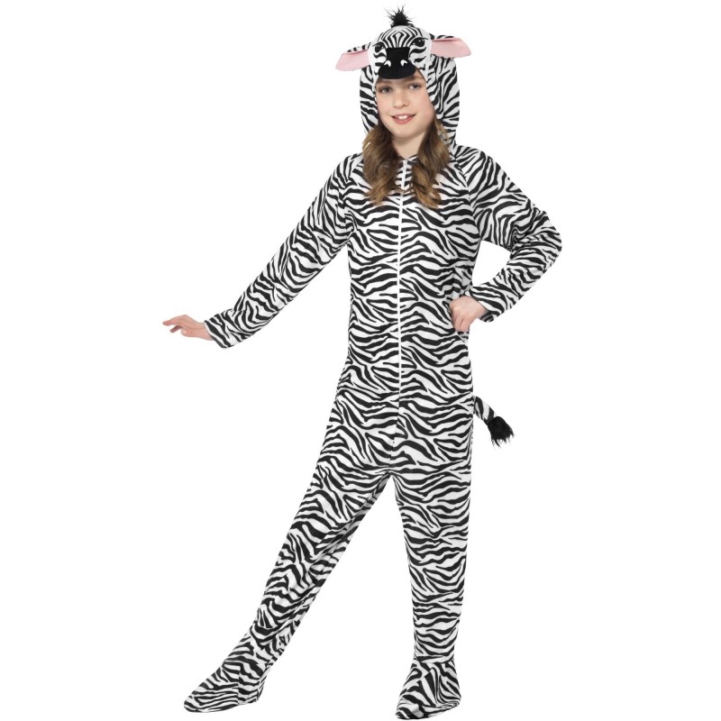 Zebra Onesie Child Costume