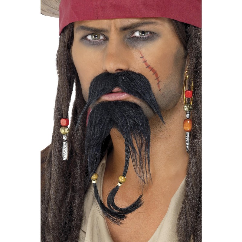 Pirate Facial Hair Set, Adult