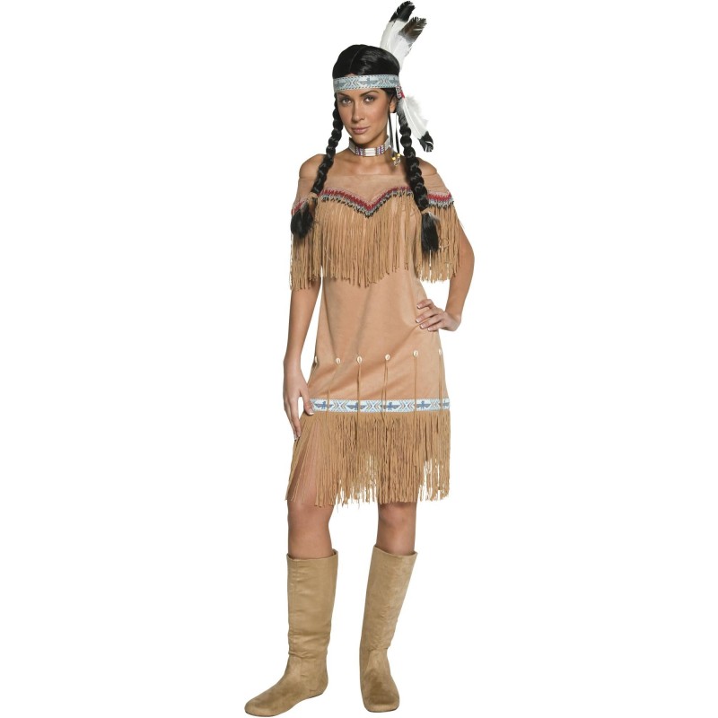 Native American Lady Deluxe Adult Costume