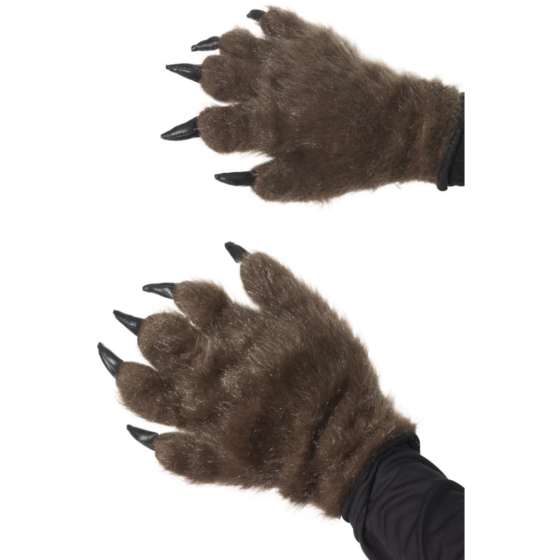 Hairy Monster Hands for Adult