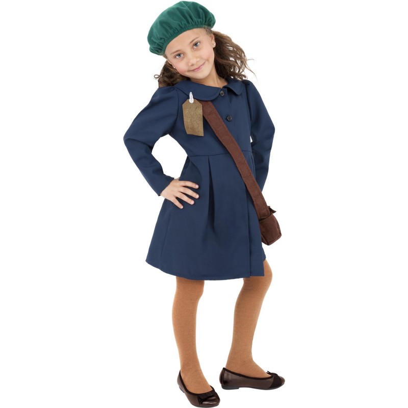 World War 2 Evacuee Girl Child Costume
