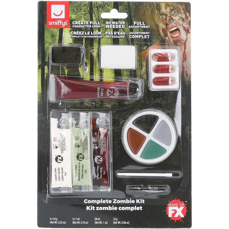 Zombie Latex & Face Paint Kit