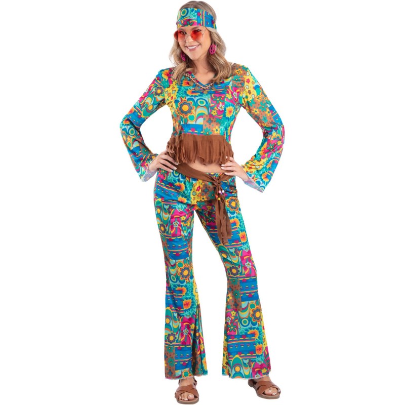 Hippie Flower Power Costume for Adult