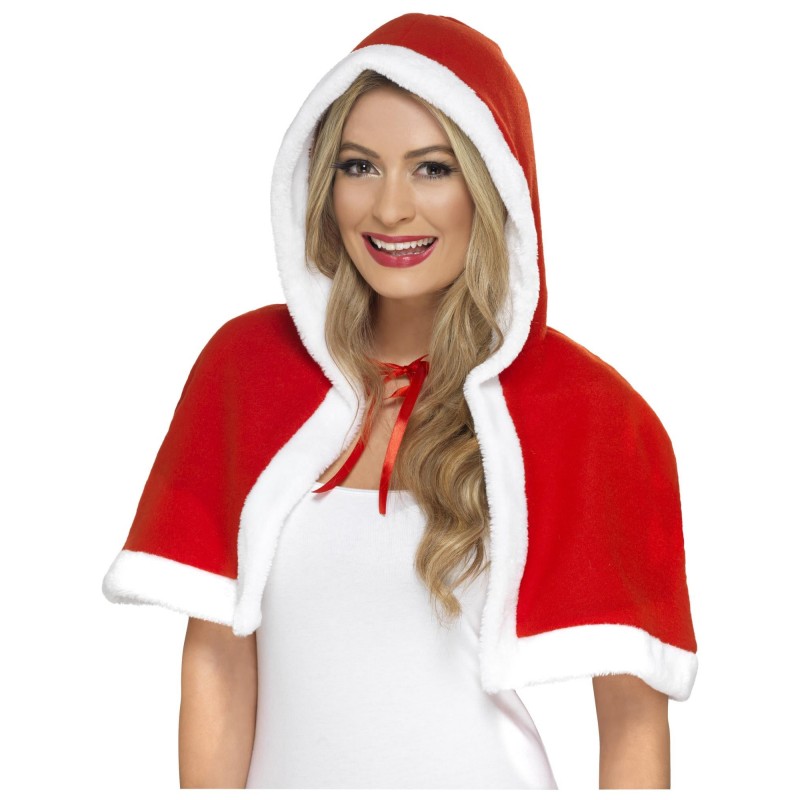 Miss Claus Mini Cape for Adult