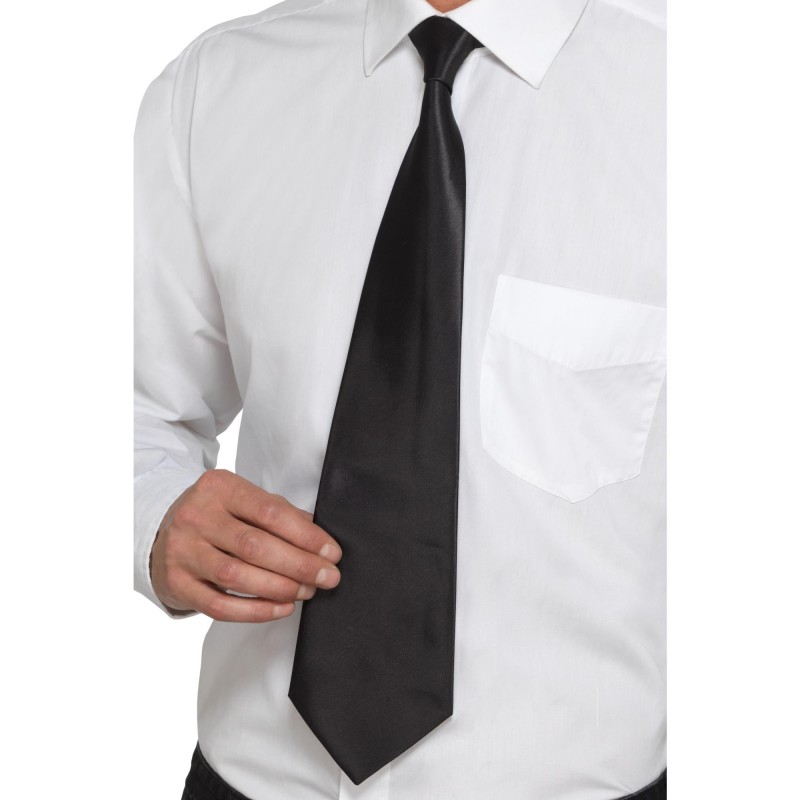 Gangster Black Deluxe Tie for Adult