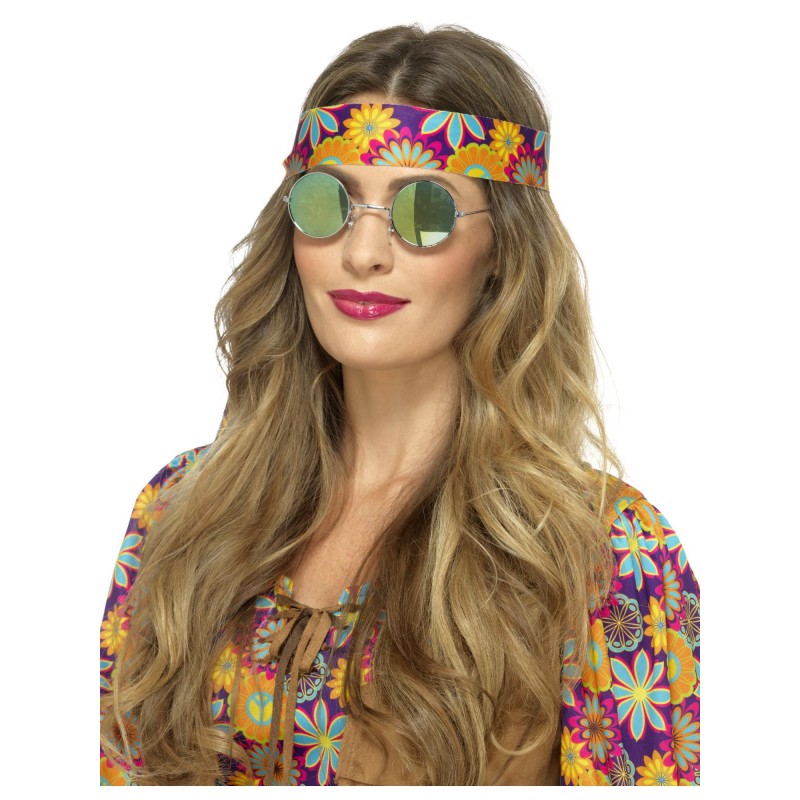 Hippie Mirrored Spectacles for Adult