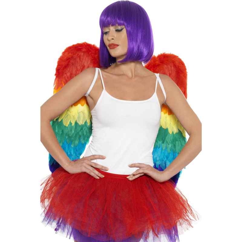 Rainbow Feather Adult Wings