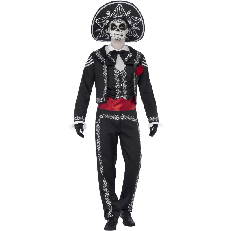 Day Of The Dead Senor Bones Adult Costume