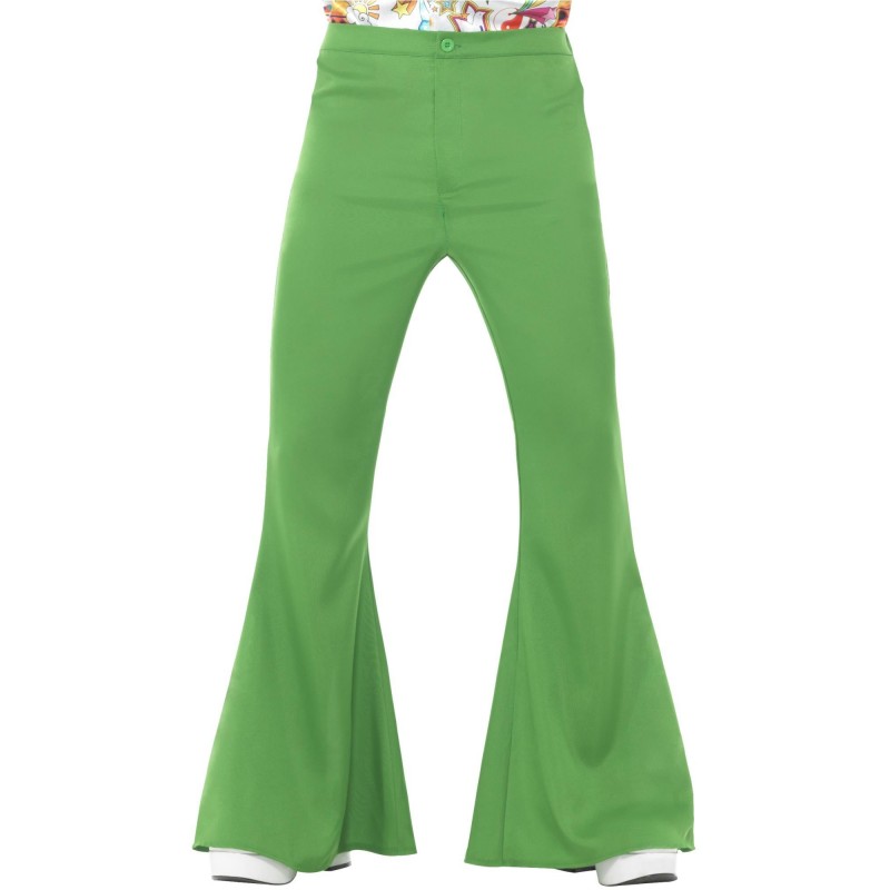 Flared Green Trousers for Adult